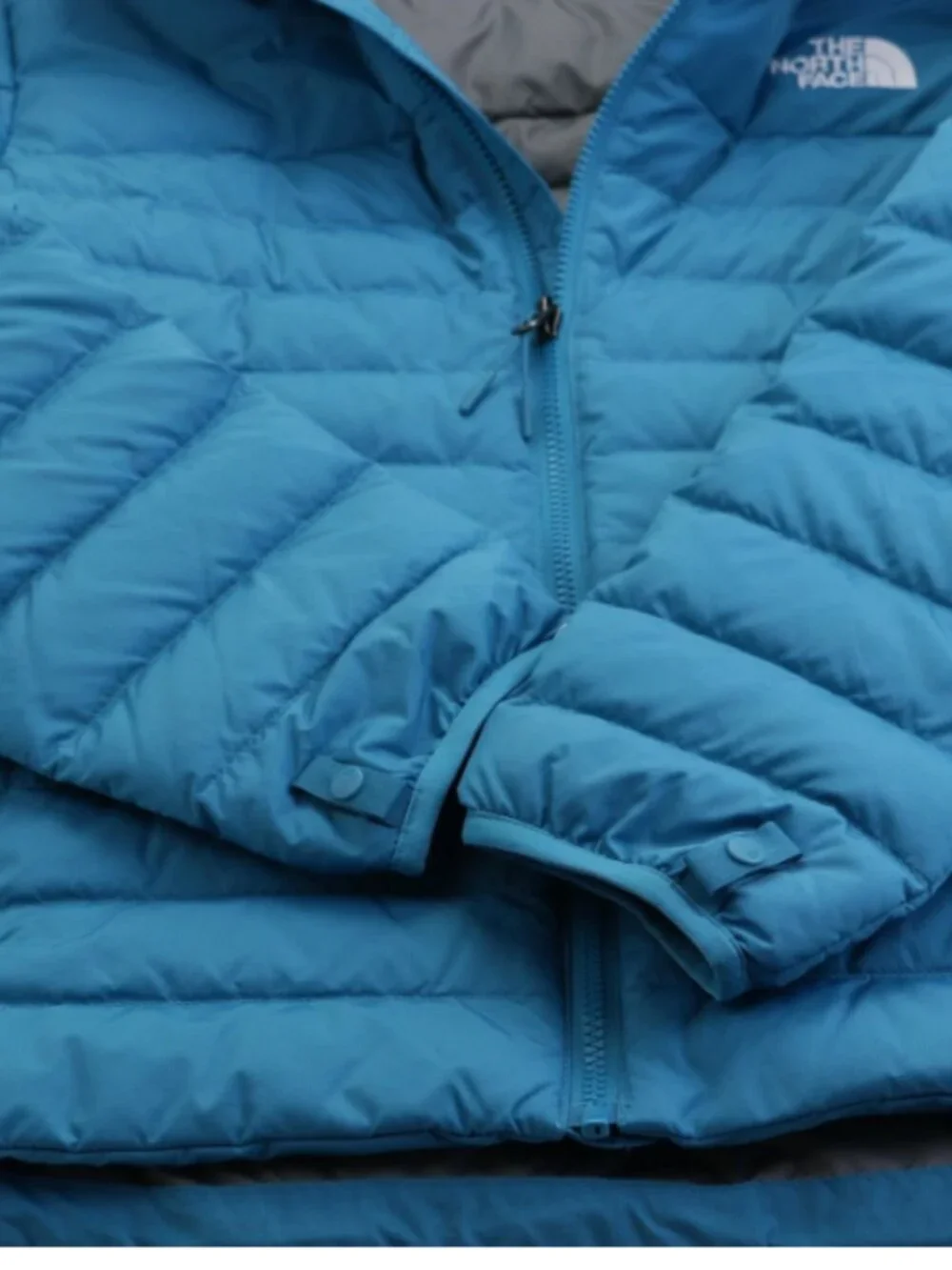 The North Face Men’s Minoqua Down Jacket 600-fill DWR Digital Blue Color XXL